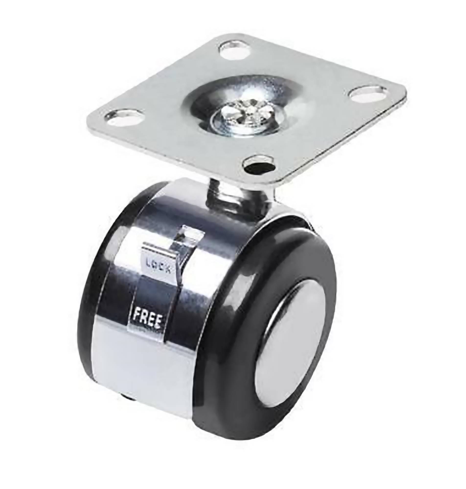 Möbelrollen Transportrollen Platte Möbelrolle Lenkrolle Weichbodenrollen Metall Ø40mm Mit Bremse