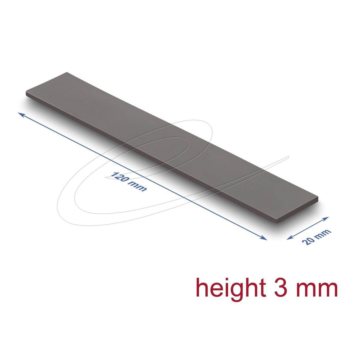 Delock Wärmeleitpad 120 x 20 x 3 mm für M.2 Module 3,0 WmK