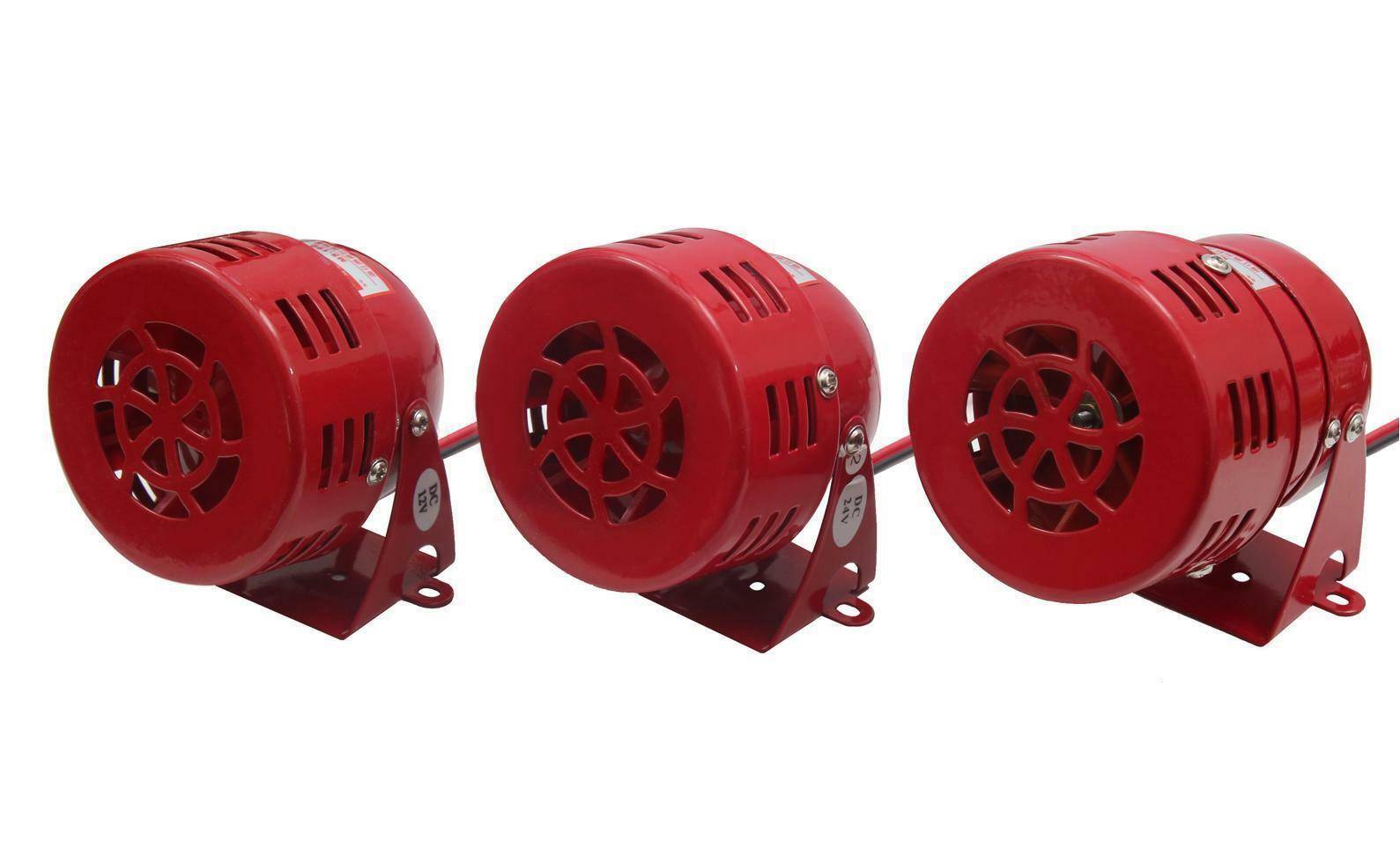 Motorsirene 12V / 24V / 230V Alarmsirene Motor Sirene Alarmanlage Fliegeralarm 12V DC