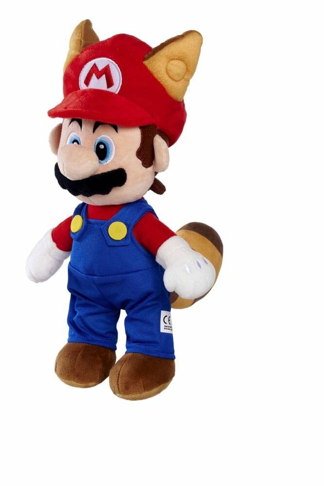 Super Mario - Waschbär Mario Plüsch (30 cm)