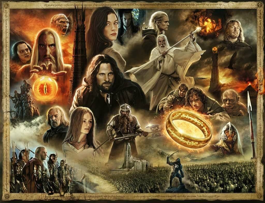 Der Herr der Ringe Puzzle 2000Stück