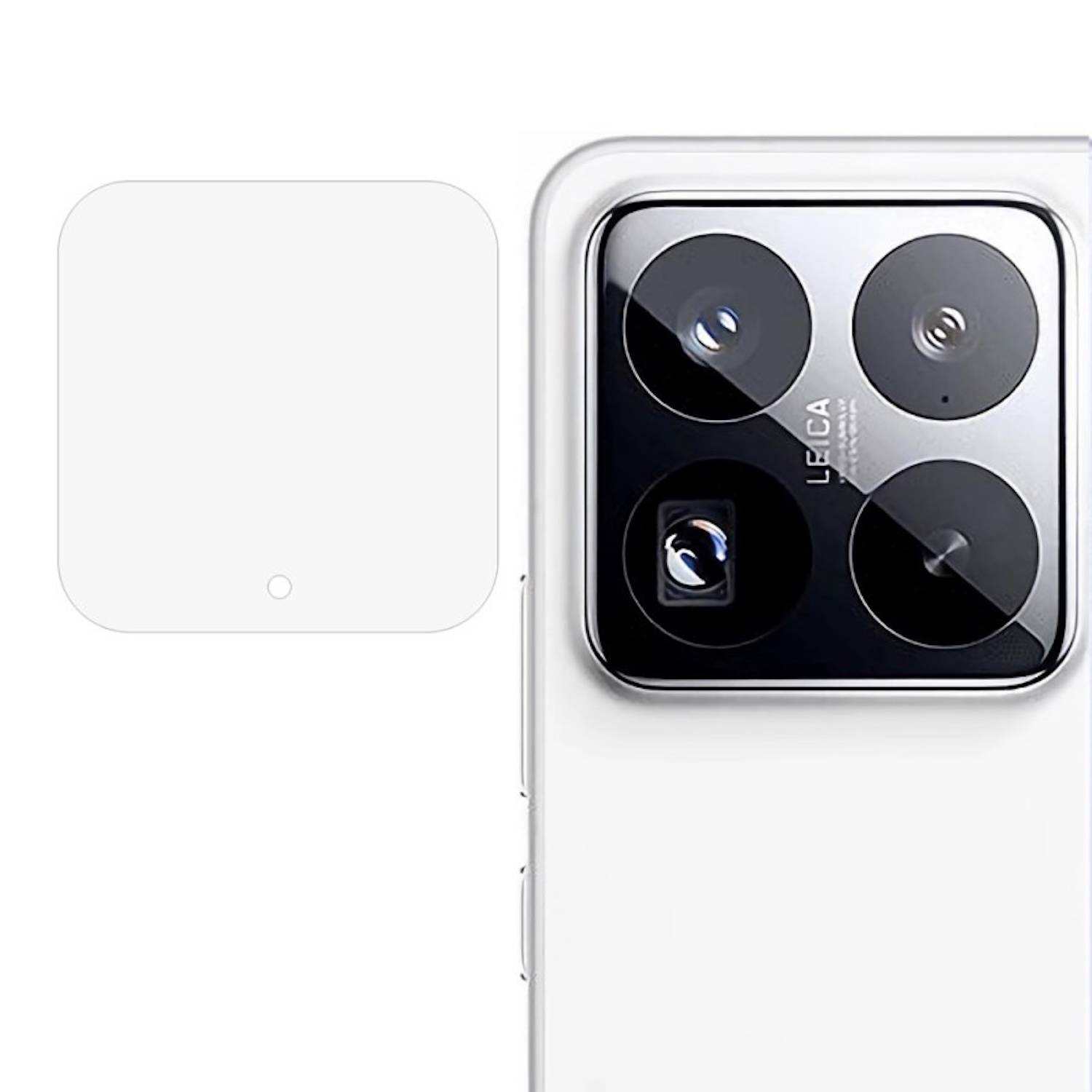 Für Xiaomi 15 Pro Schutz Hart Glas 9H Back Kamera Linsen Komplettschutz Transparent