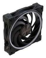 Akasa SOHO AR14 14cm ARGB PWM fan with advanced blade design - 600 rpm - 12 V