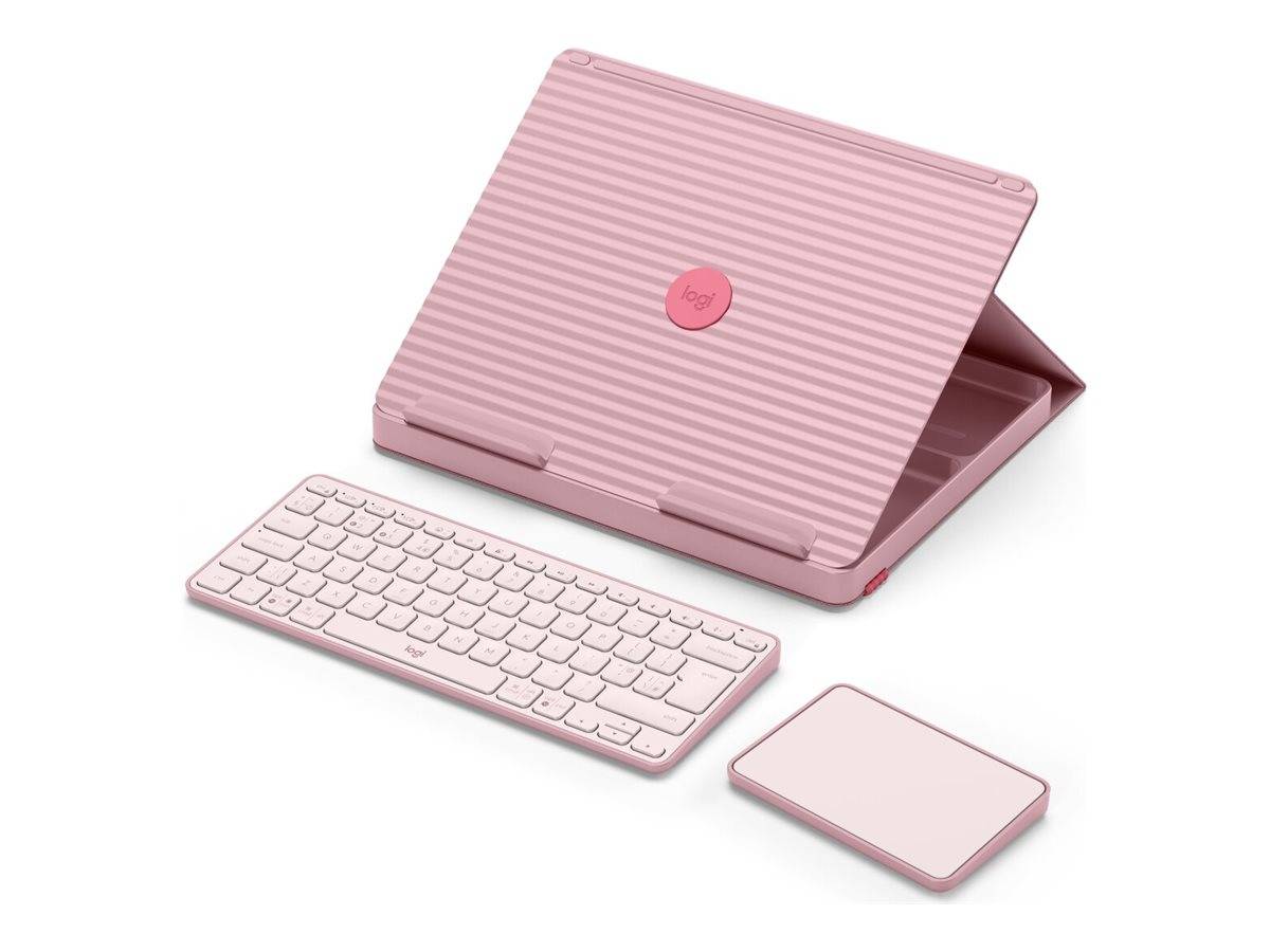 Logitech Casa Pop-Up Desk - Tastatur- und Touchpad-Set