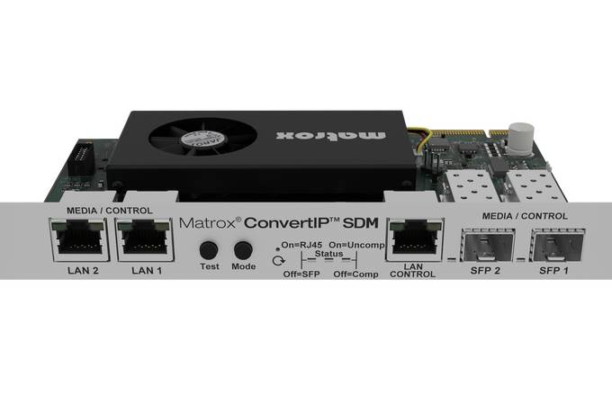 PANASONIC TY-IPMX-MVX-SDM - Intel SDM-Einschubmodul (Matrox ConvertIP SDM 4K IPMX | ST2110-Format)