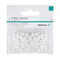 Paket mit weißen Tastaturkappenflächen mit der Bezeichnung „PIXEL Series