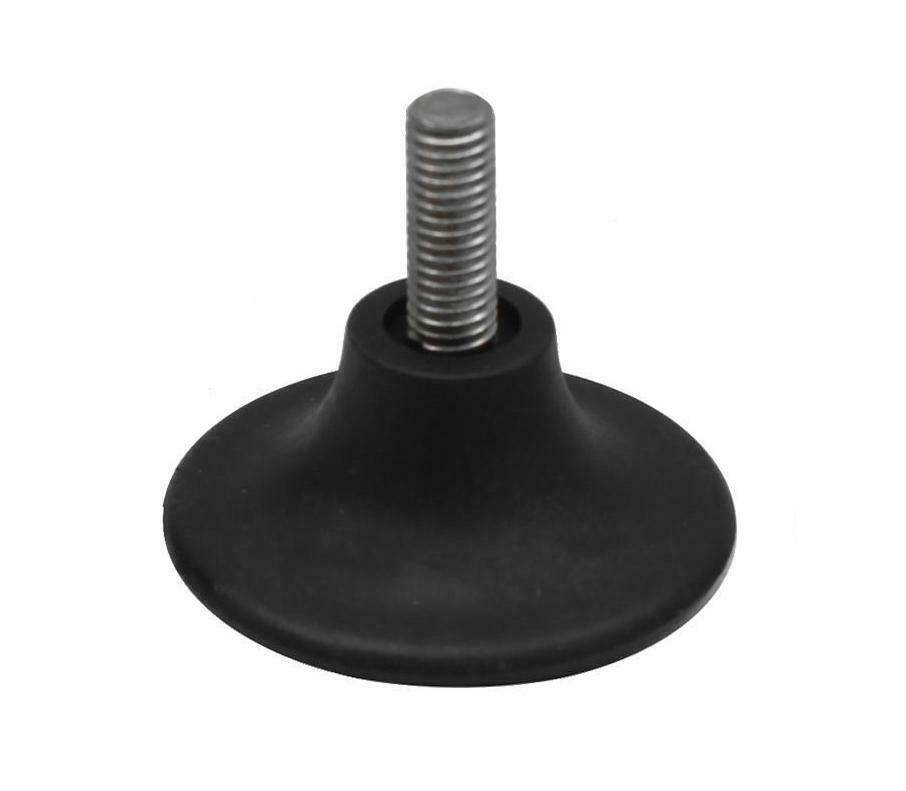 Ø50mm M8 Kunststoff Stellfuß Stellfüße Möbelfuß Möbelfüße Tisch Möbel Fuß Schwarz