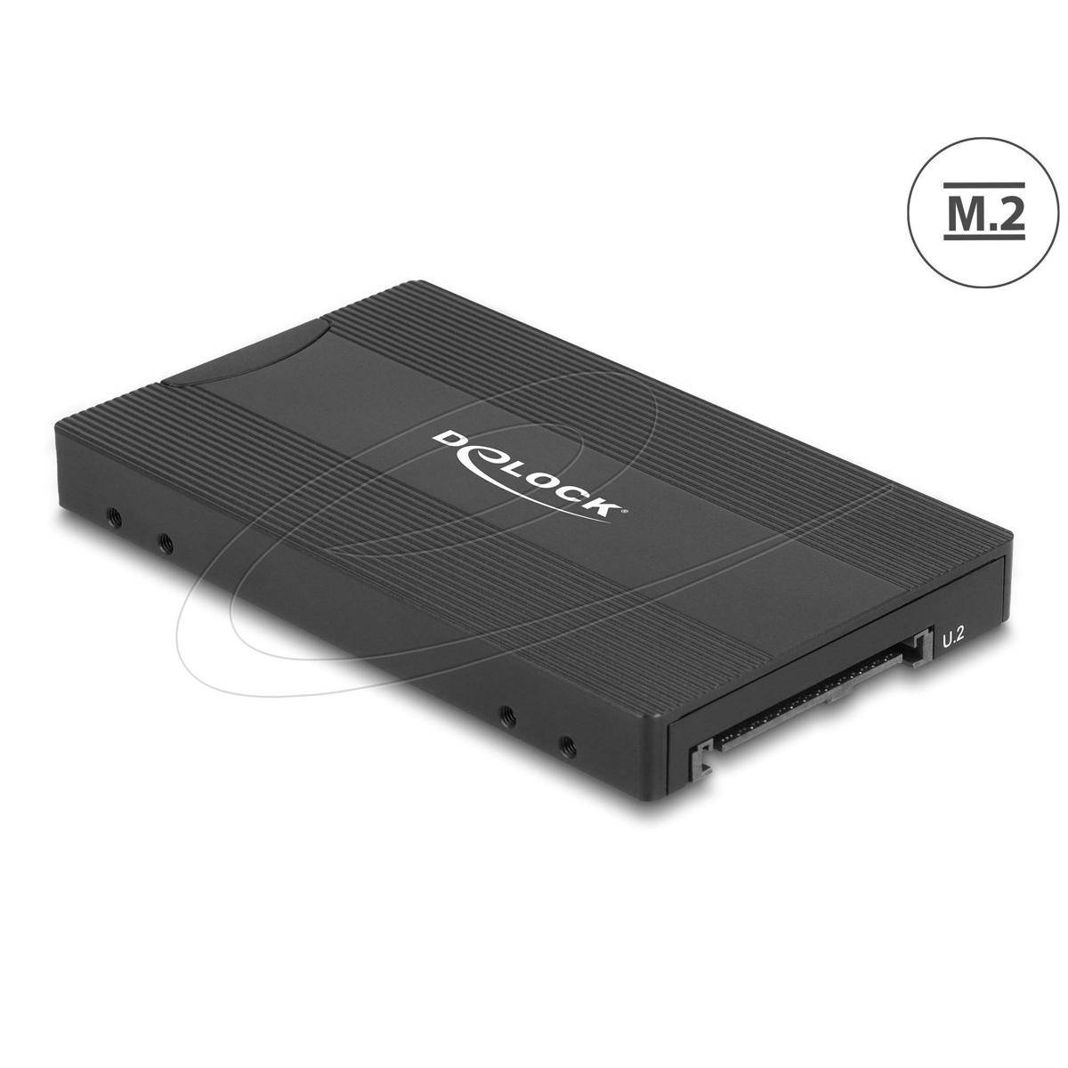 Delock Konverter M.2 Key M NVMe SSD zu U.2 oder M.2 Key B SATA SSD zu SATA - wer