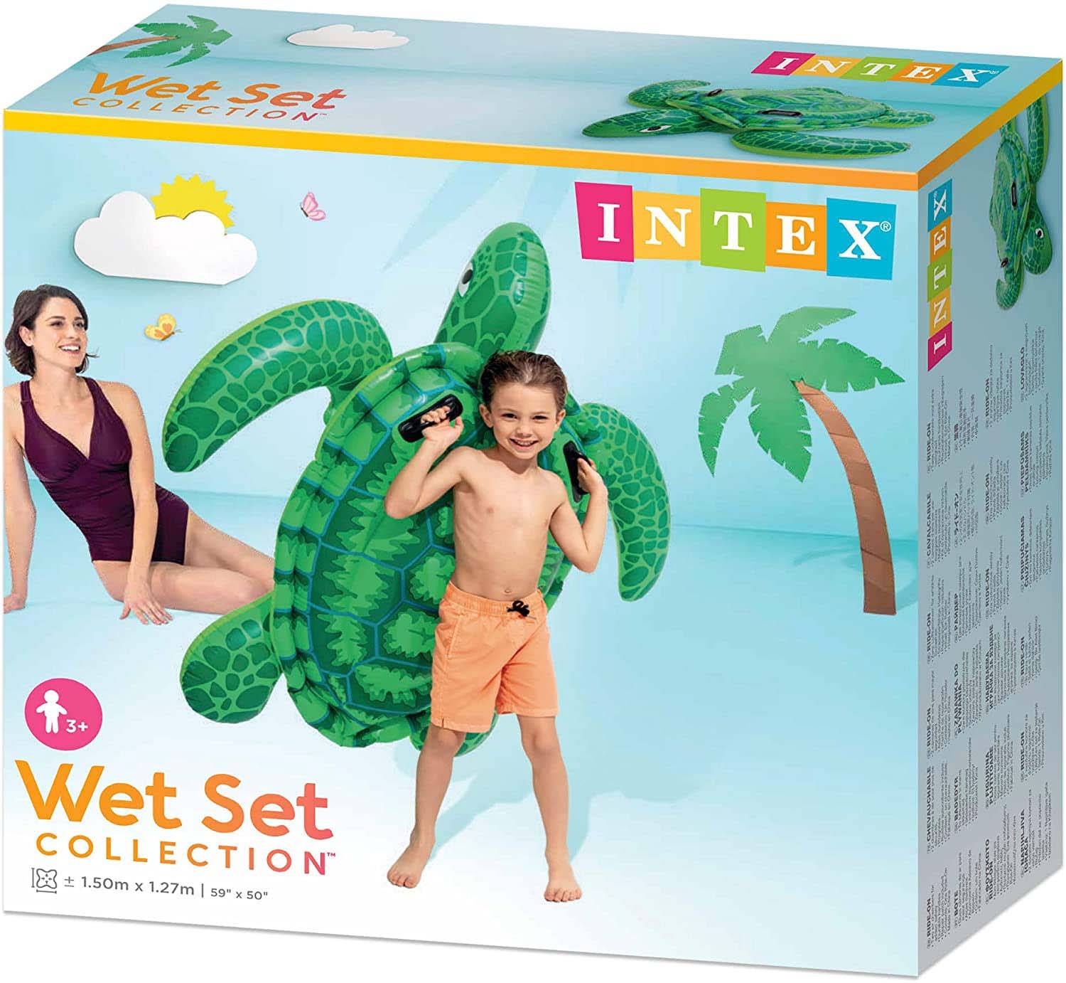 Intex 57524NP - LIL' SEA TURTLE RIDE-ON