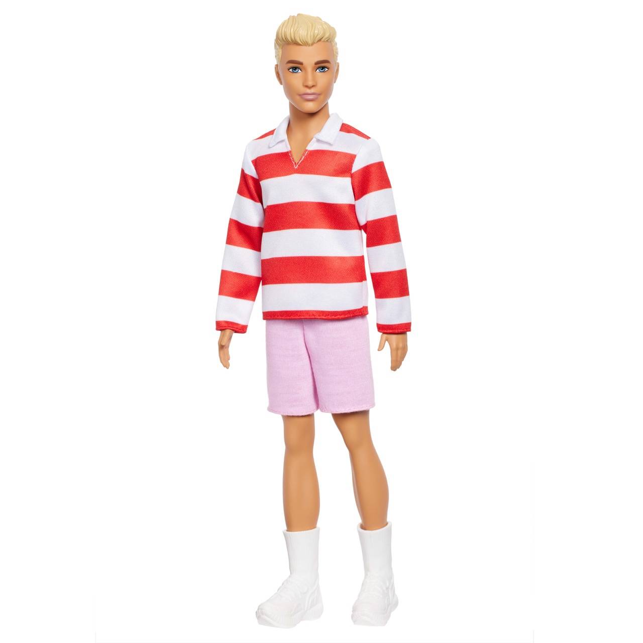 Mattel DWK44; HYV01 - Barbie Fashionista Ken-Puppe - Red and White Strip - % OS; VOL %
