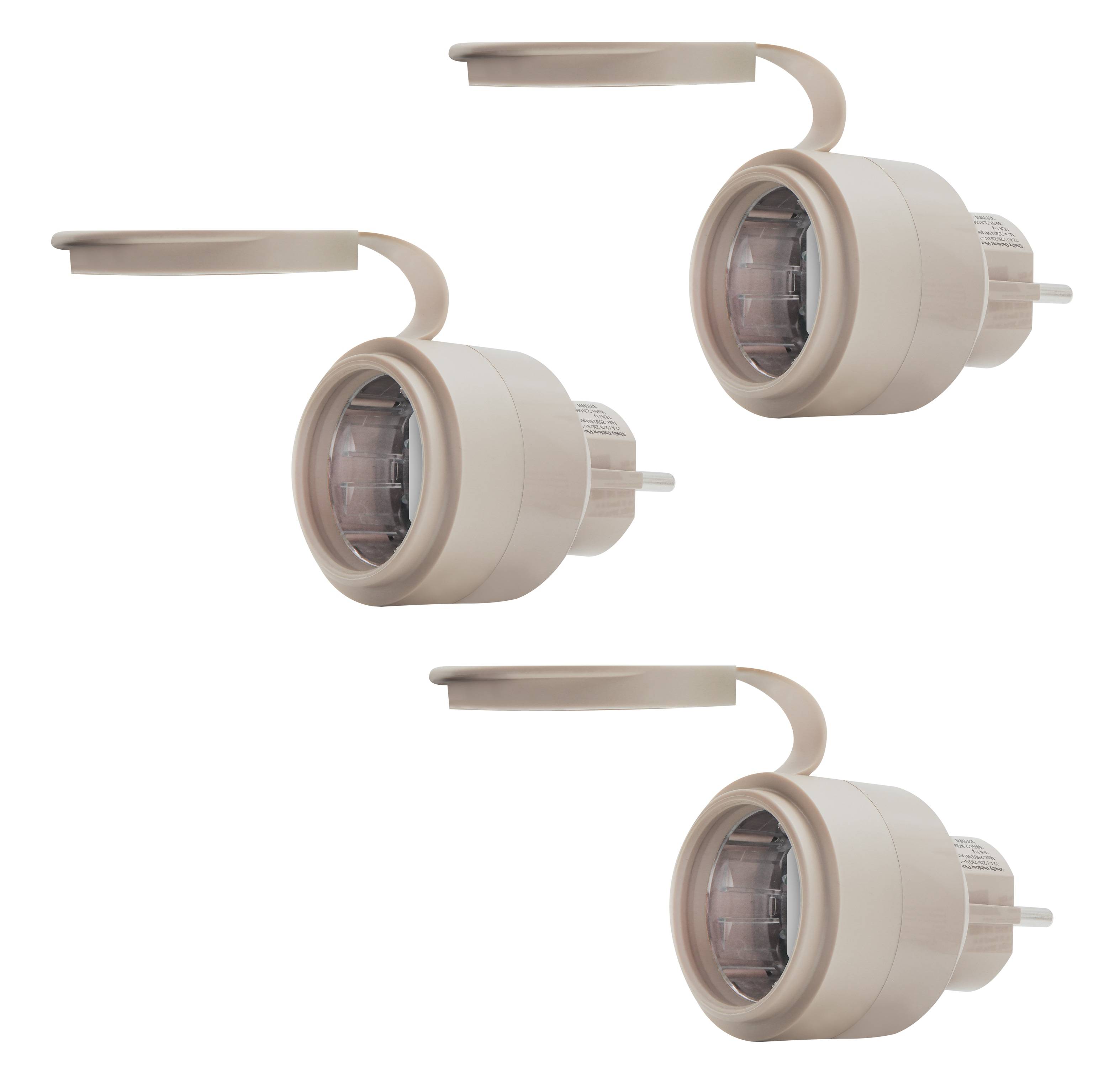 SHELLY WLAN-Steckdose Plug S Gen3, Outdoor, Matter, 3 Stück