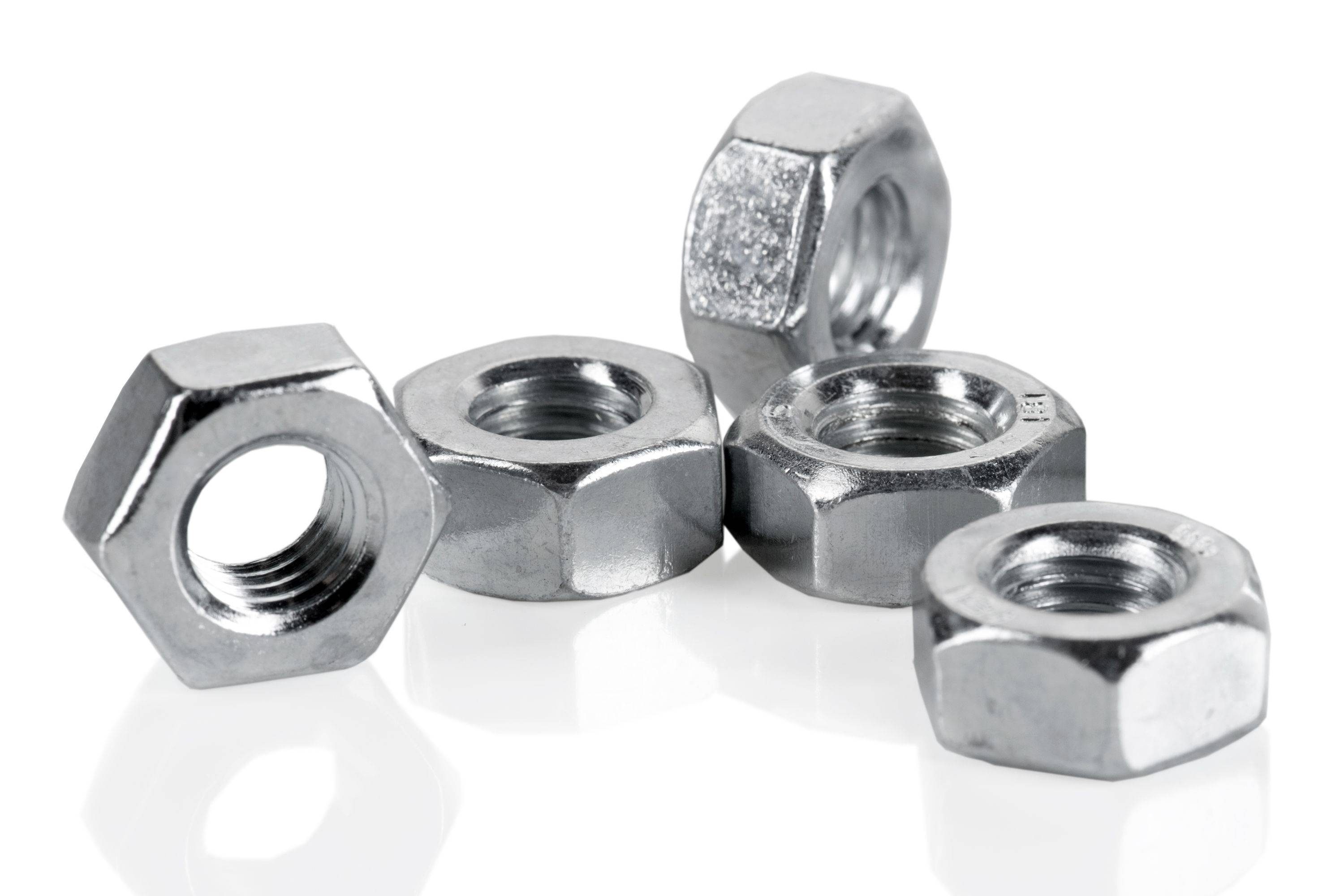 Sechskantmutter DIN 934 ISO 4032 galv. verzinkt 8 metrische Sechskantmutter