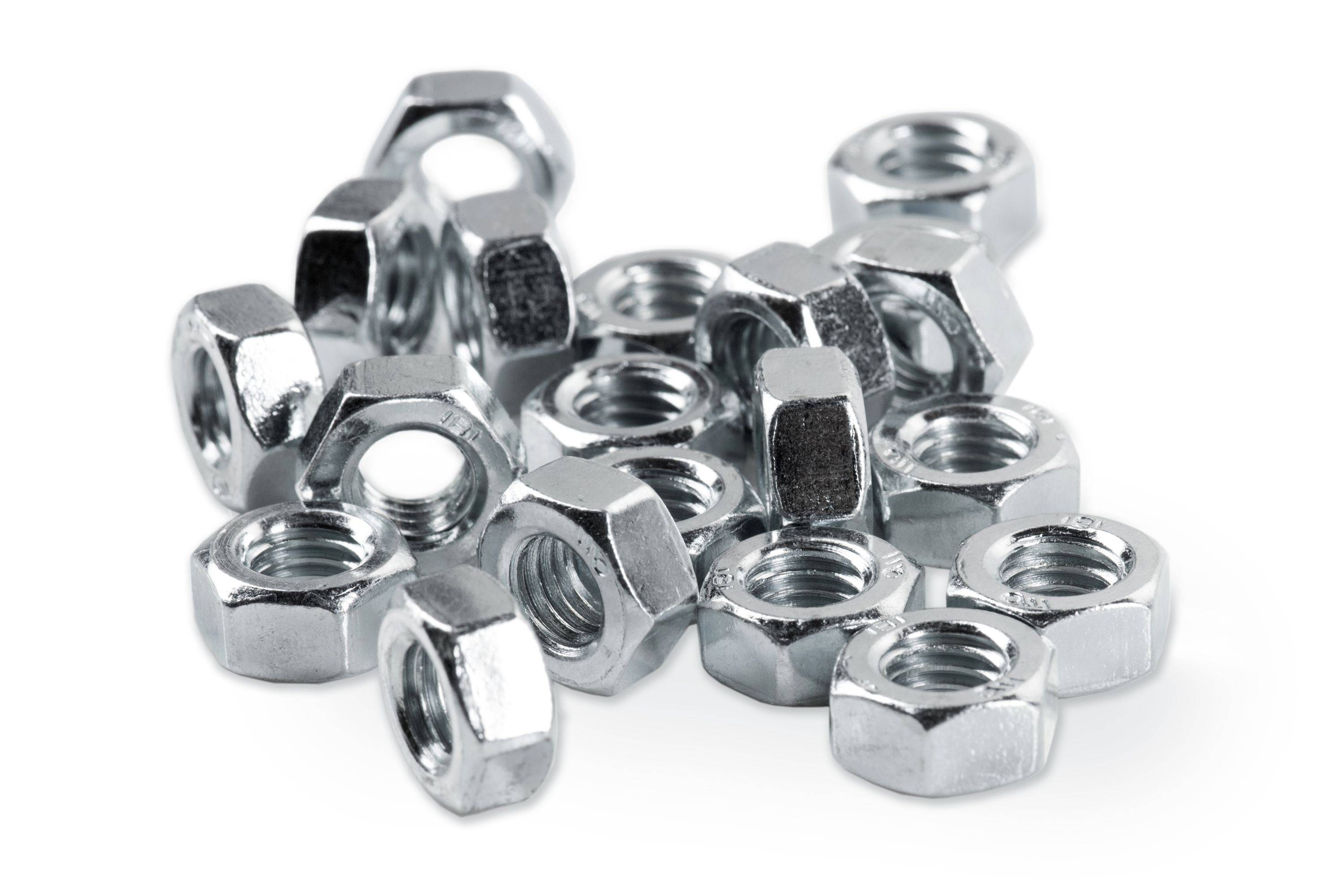 Sechskantmutter DIN 934 ISO 4032 galv. verzinkt 8 metrische Sechskantmutter