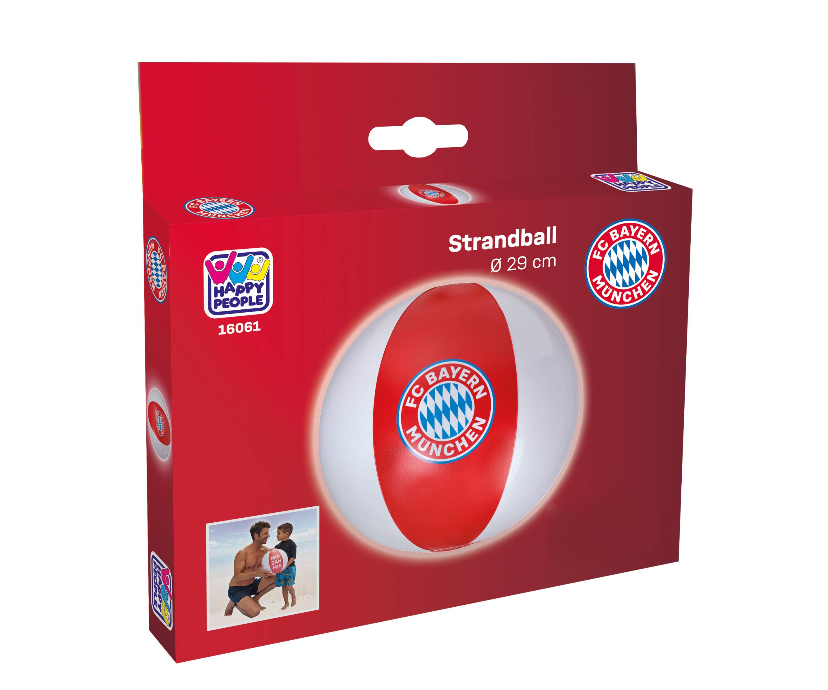 Happy People - FCB Strandball aufgeblasen ca. 29 cm