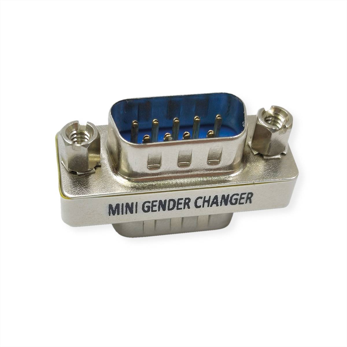 VALUE Mini Gender Changer, 9pol. Stecker-Stecker Adapter / Konverter