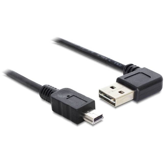 DeLock USB 2.0 A > Mini-B (ST-ST) 0.5m Adapterkabel Kabel & Adapter USB USB 2.0