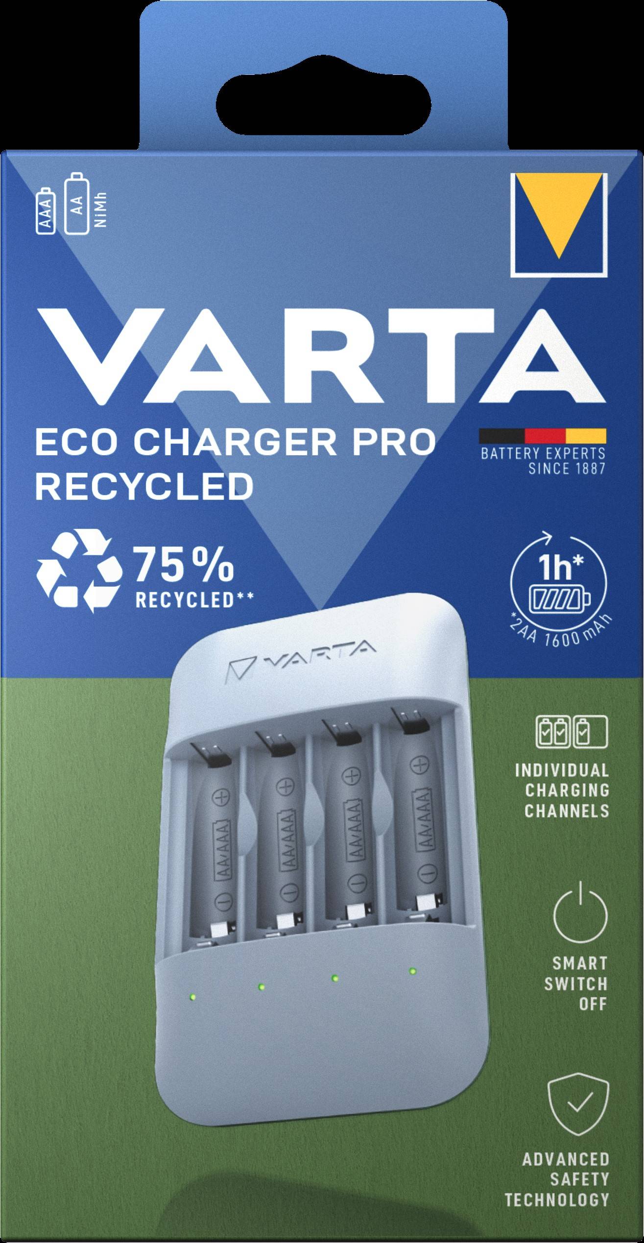 Varta Ladegerät Eco Charger Pro Recycled Multimedia-Technik
