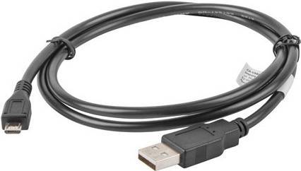 LANBERG USB Micro(M)->USB-A(M) 2.0 Kabel 1m schwarz Multimedia-Technik USB-Kabel