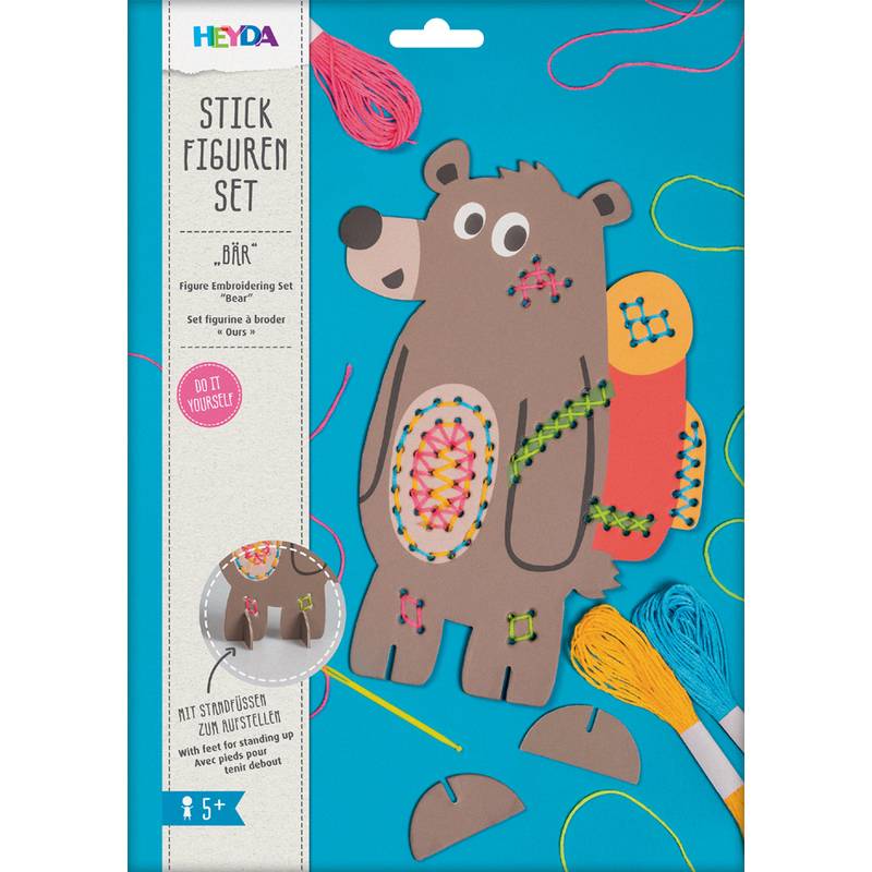 HEYDA Stickfiguren-Set "Bär"