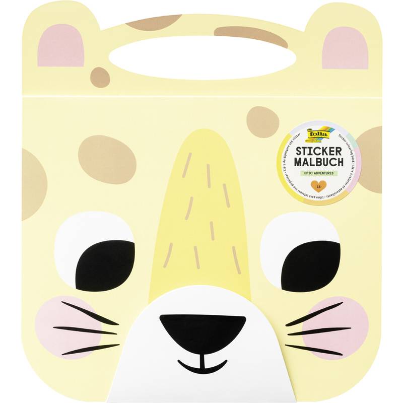 folia Sticker-Malbuch EPIC ADVENTURES, 15 Blatt + Sticker