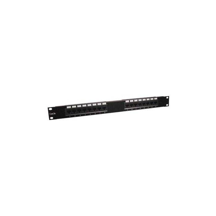 Danicom - Patchpanel 19" CAT5e UTP - 16 ports