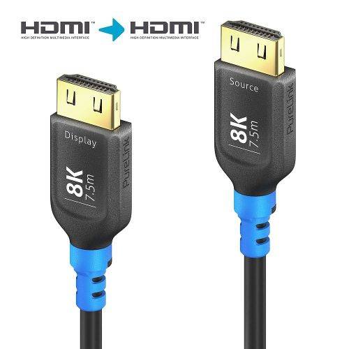 PureLink FlexInstall 8K Ultra High Speed HDMI 2.1 AOC Glasfaser-Kabel, 7,5 m