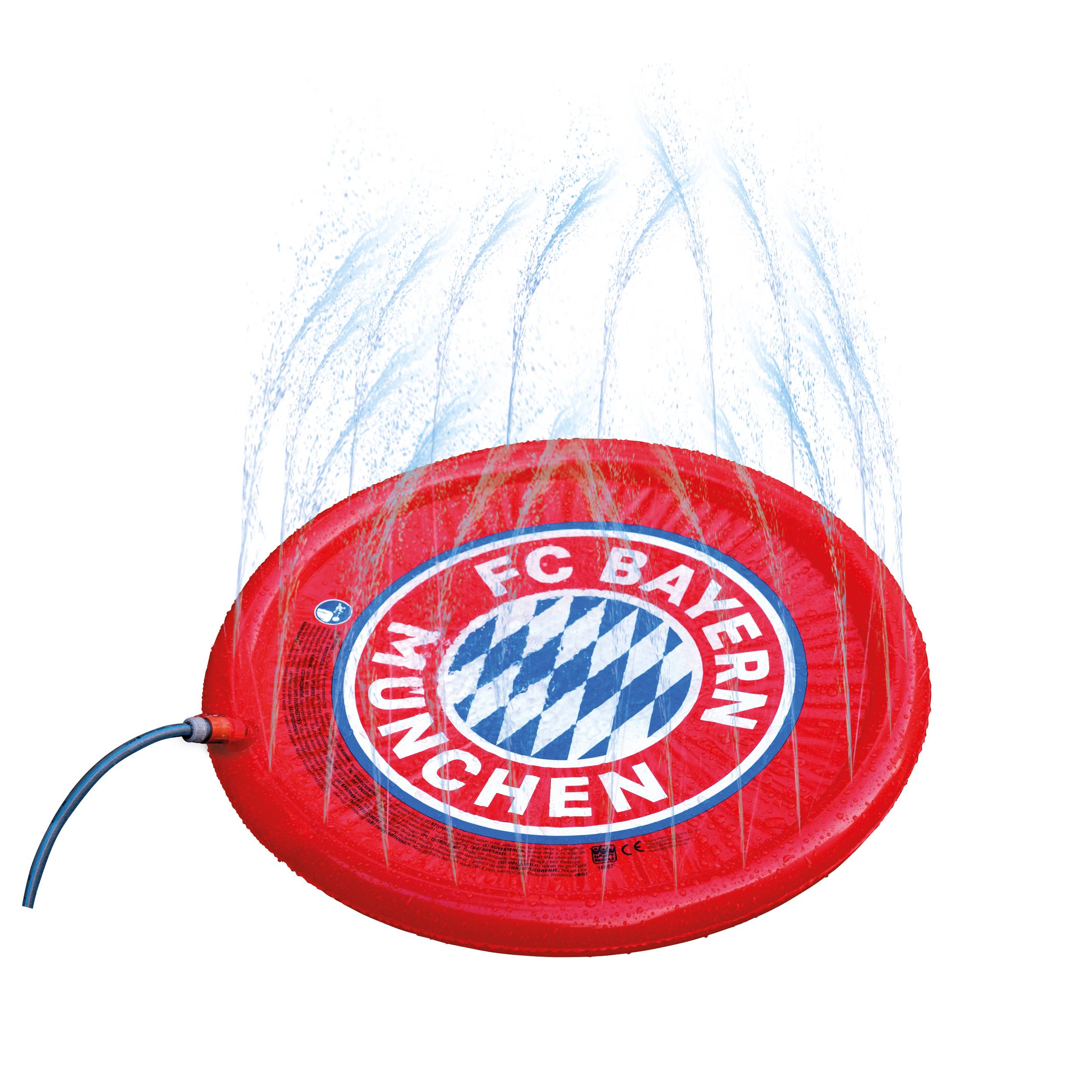 Happy People - FC Bayern München Sprinklermatte Ø 90 cm, mit Spritzfunktion