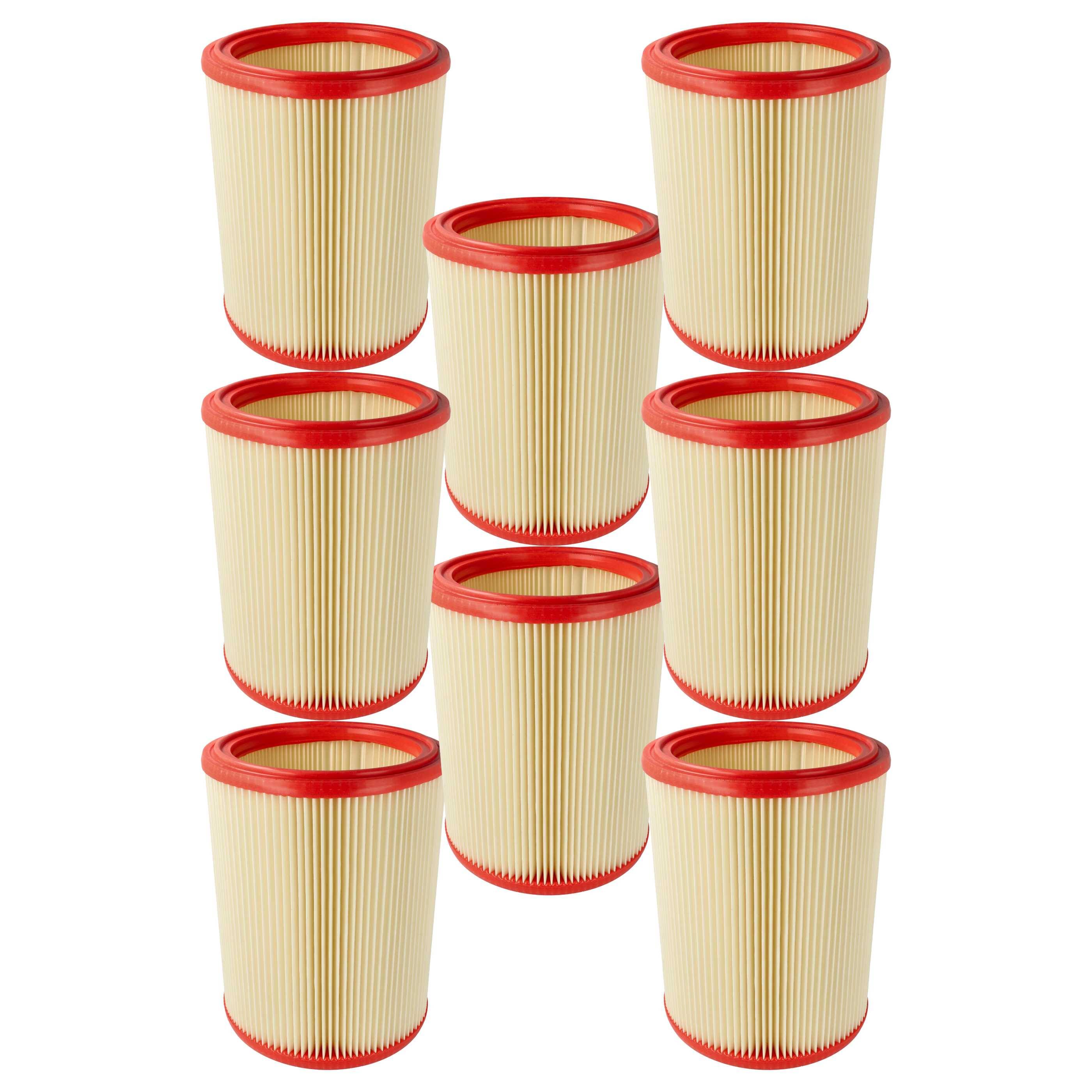 vhbw 8x Lamellenfilter Ersatz für Kallefornia K729W für Handstaubsauger