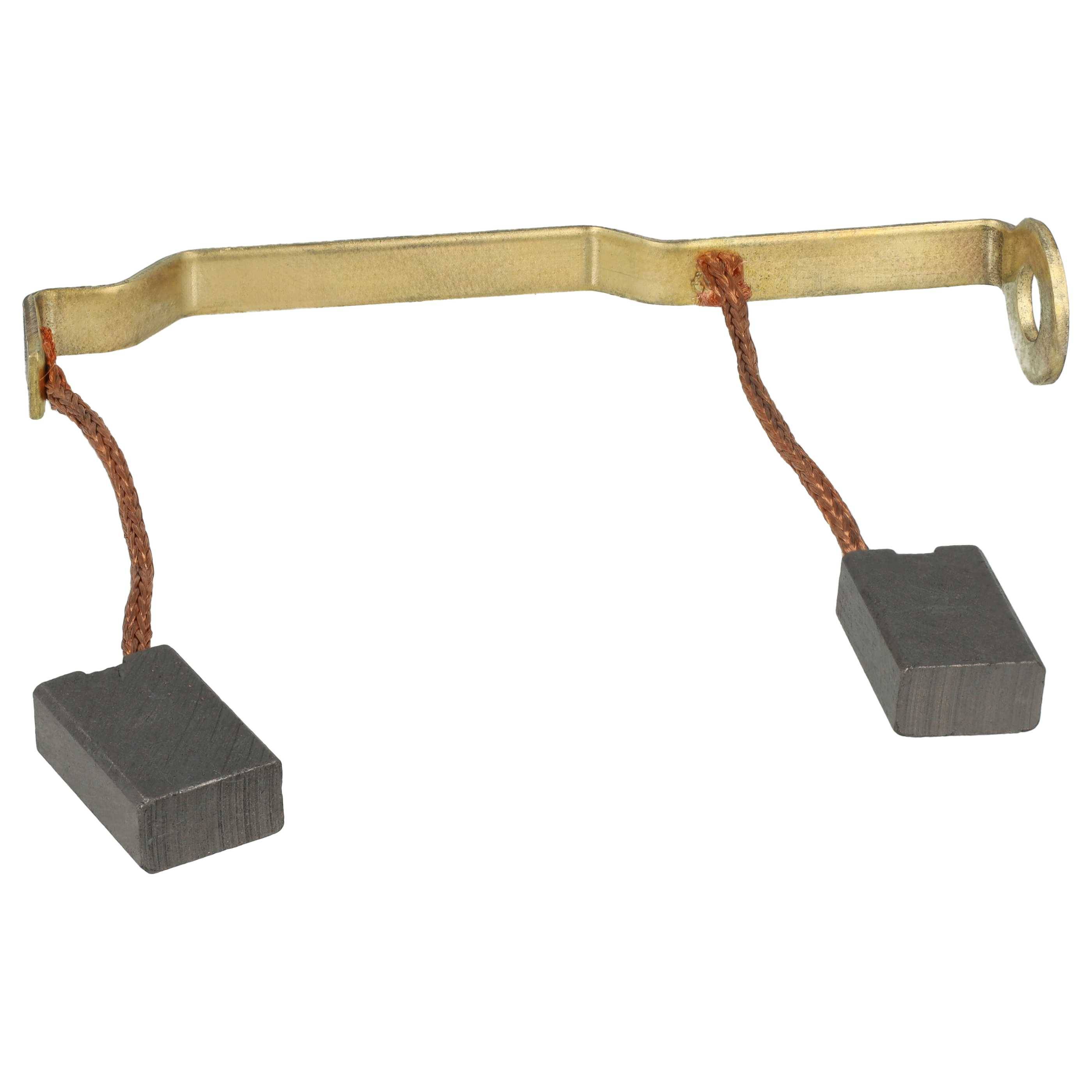 vhbw 4x Kohlebürste 19,5 x 12,5 x 7 mm Ersatz für 28717440 für Hubwagen