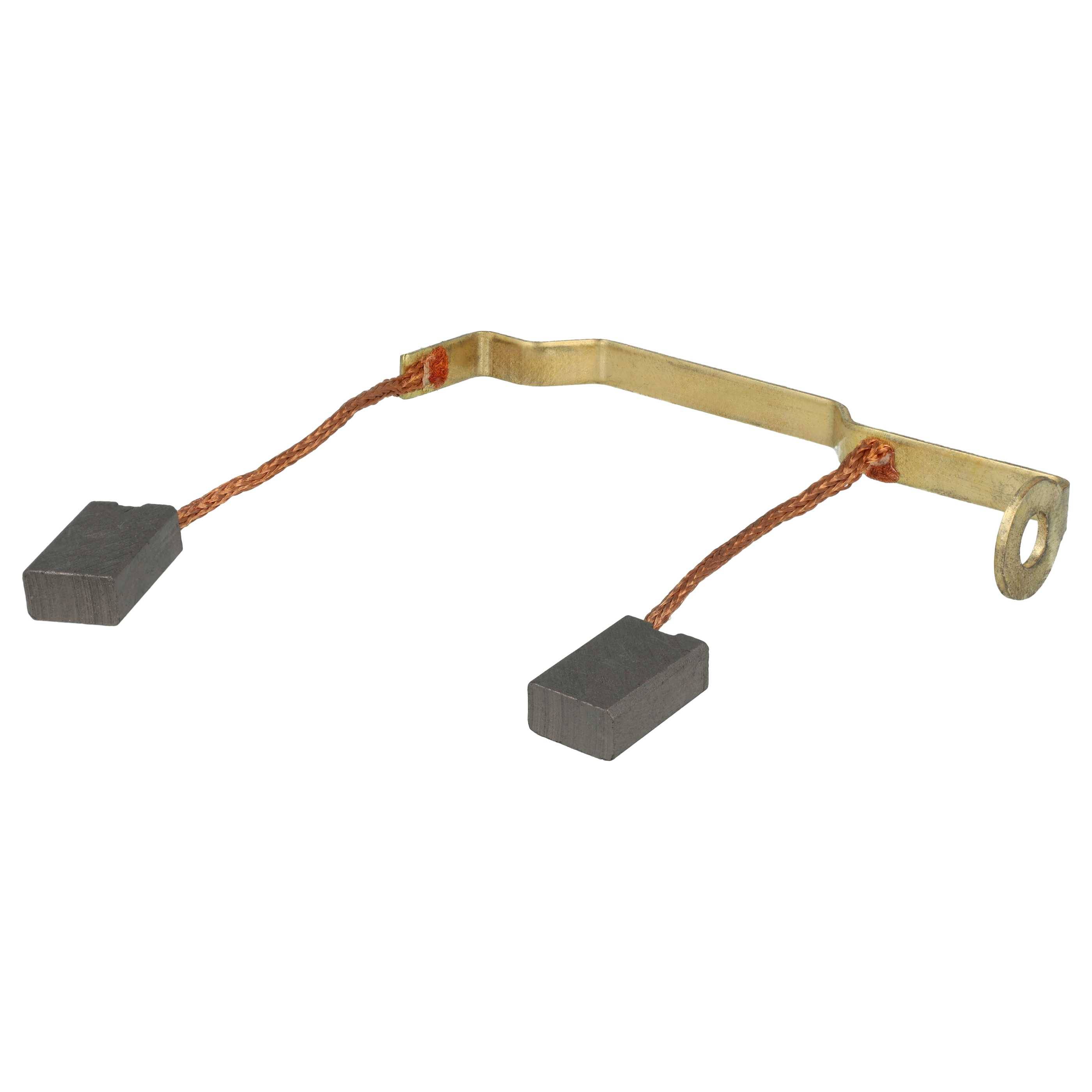 vhbw 4x Kohlebürste 19,5 x 12,5 x 7 mm Ersatz für 28717440 für Hubwagen