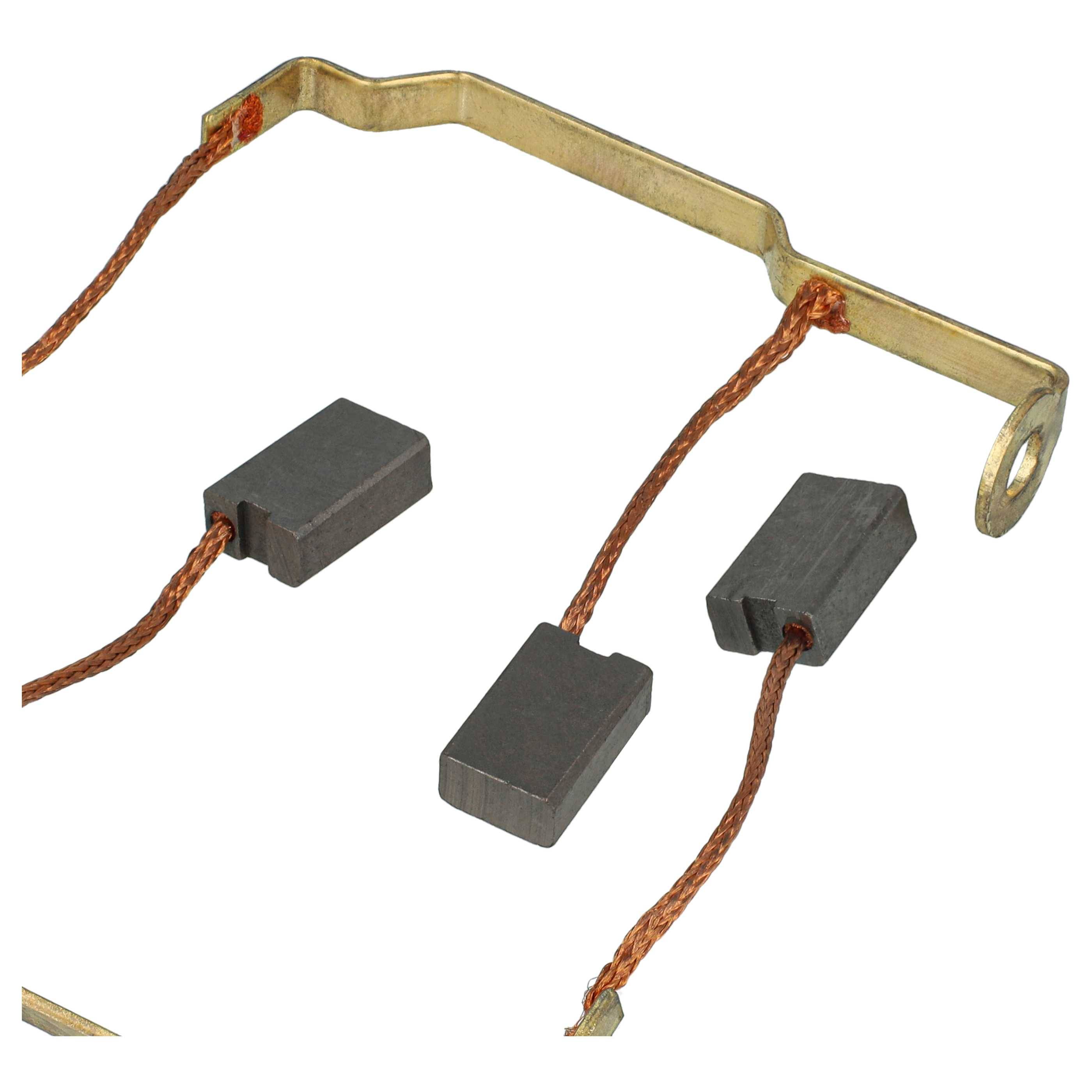 vhbw 4x Kohlebürste 19,5 x 12,5 x 7 mm Ersatz für 28717440 für Hubwagen