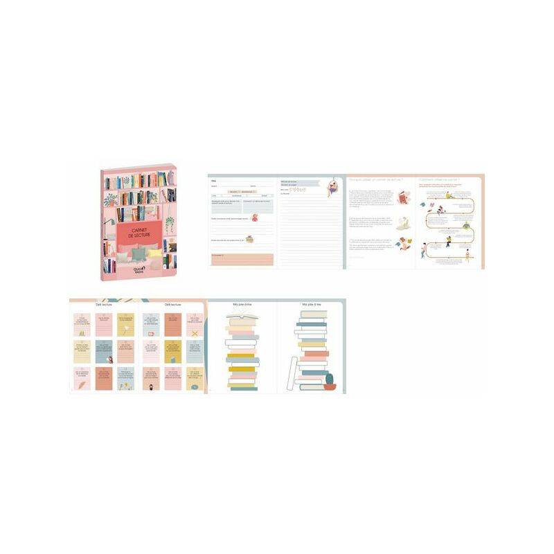 QUO VADIS Carnet de lecture, 150 x 210 mm, Bibliothèque