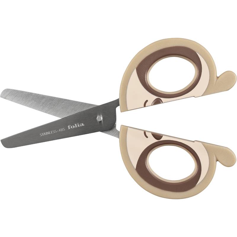 folia Bastelschere FAULTIER, rund, Länge: 160 mm