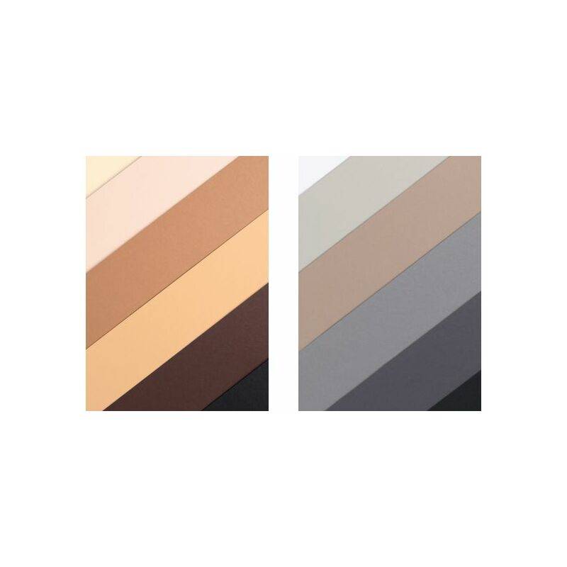 folia Tonpapier "Shades of Grey", 500 x 700 mm, 130 g/qm