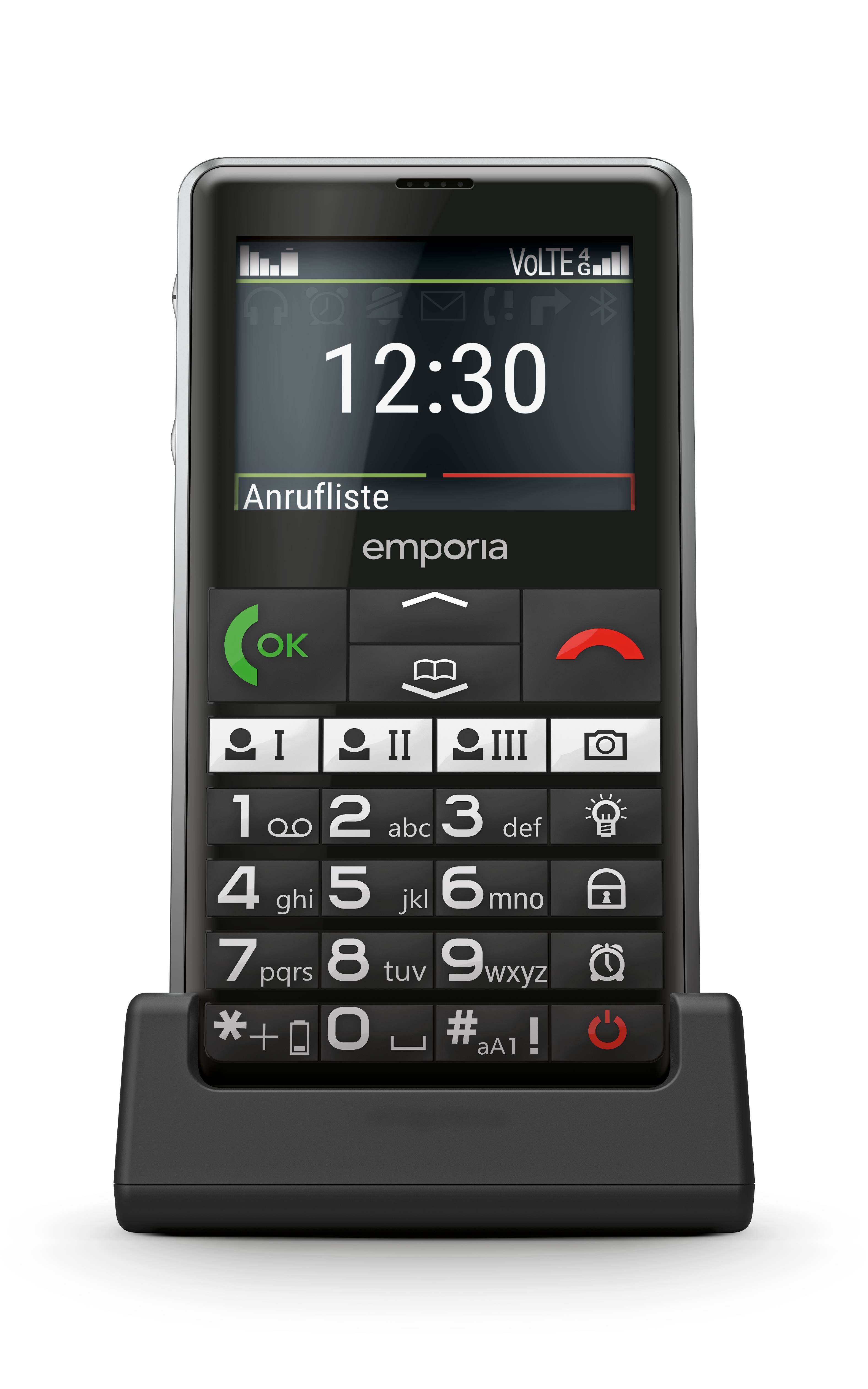 Emporia PURE LTE 2025 - black - 1.400 mAh - 5,87 cm