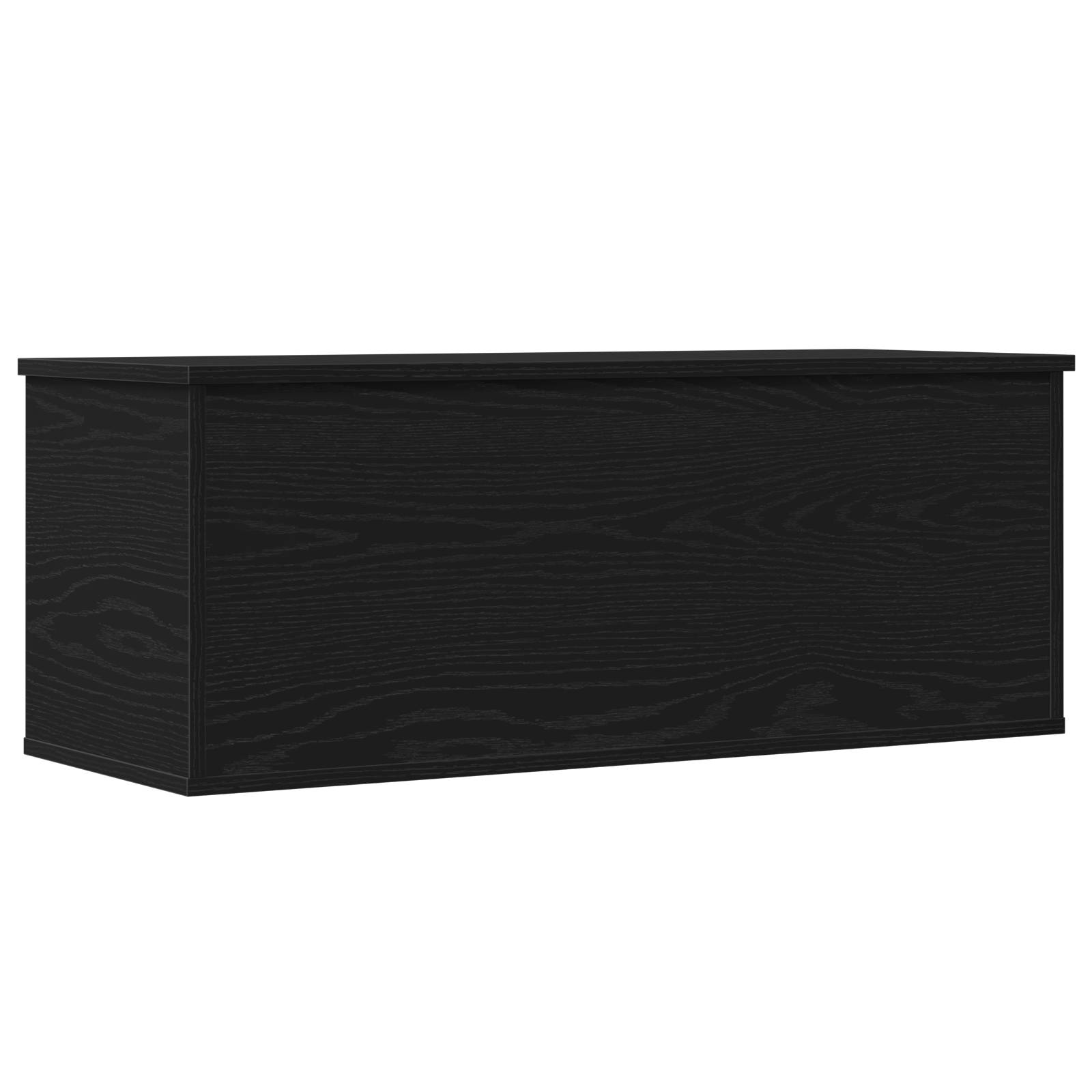 vidaXL Aufbewahrungsbox Schwarz Eiche 90x35x35 cm Holzwerkstoff