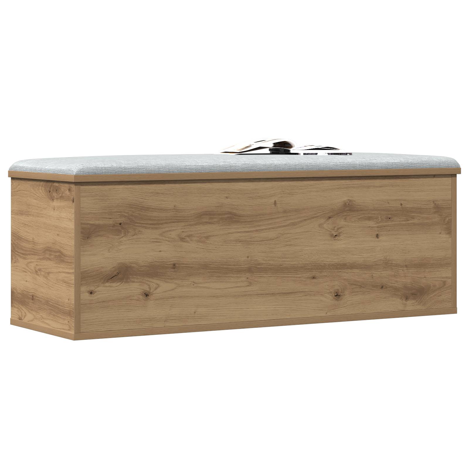 vidaXL Aufbewahrungsbox Artisan Eiche 102x35x35 cm aus Holzwerkstoff