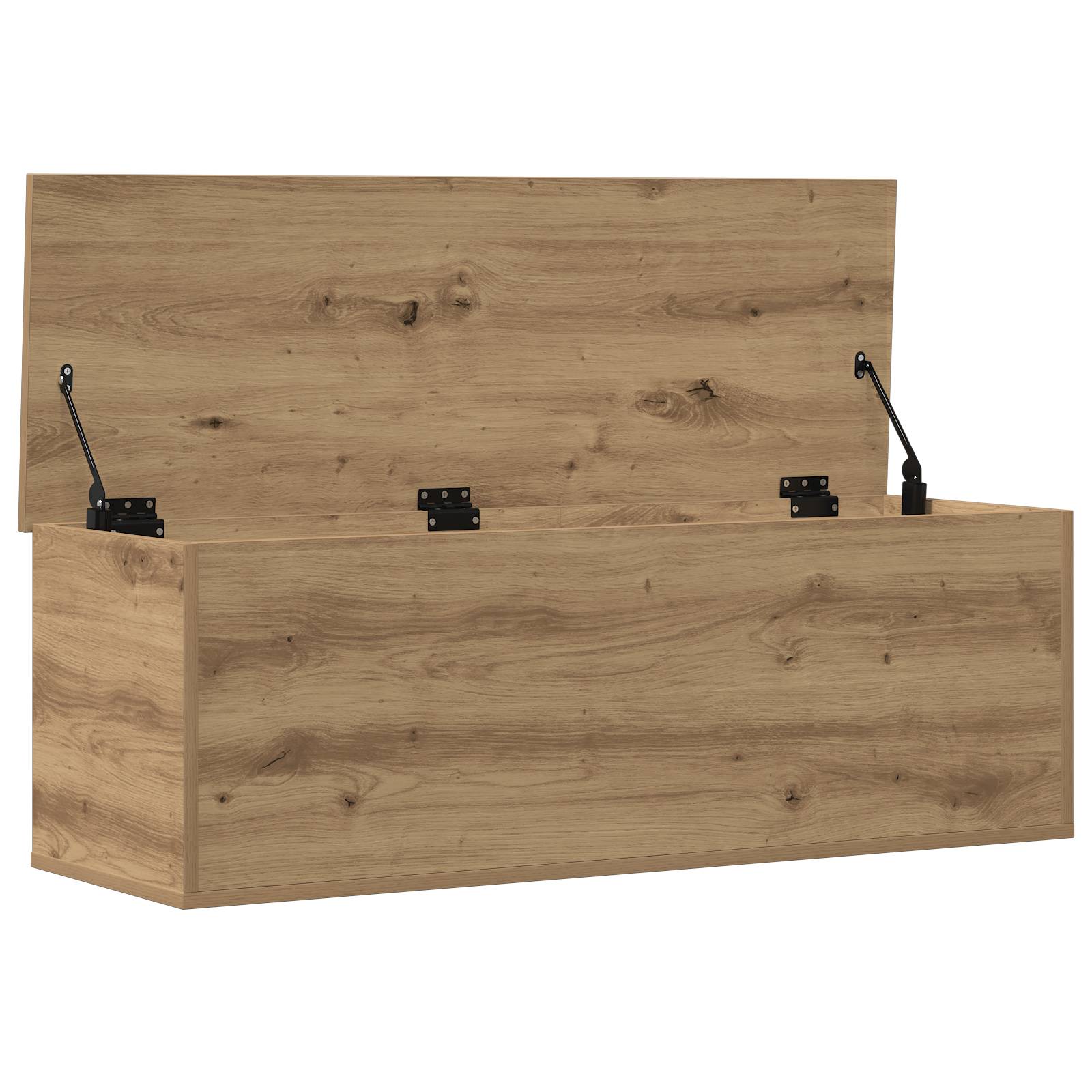 vidaXL Aufbewahrungsbox Artisan Eiche 102x35x35 cm aus Holzwerkstoff