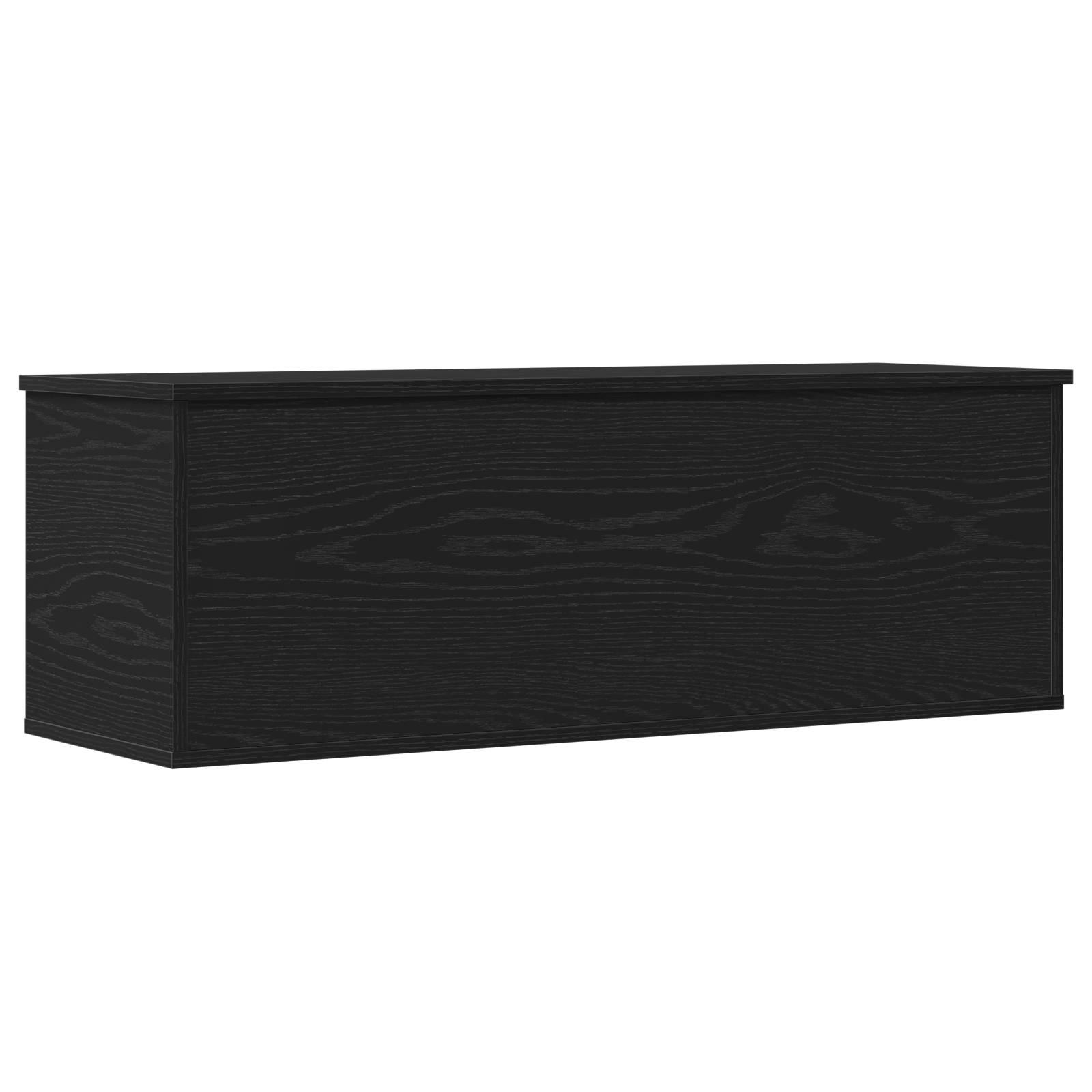 vidaXL Aufbewahrungsbox schwarz Eiche 102x35x35 cm Holzwerkstoff