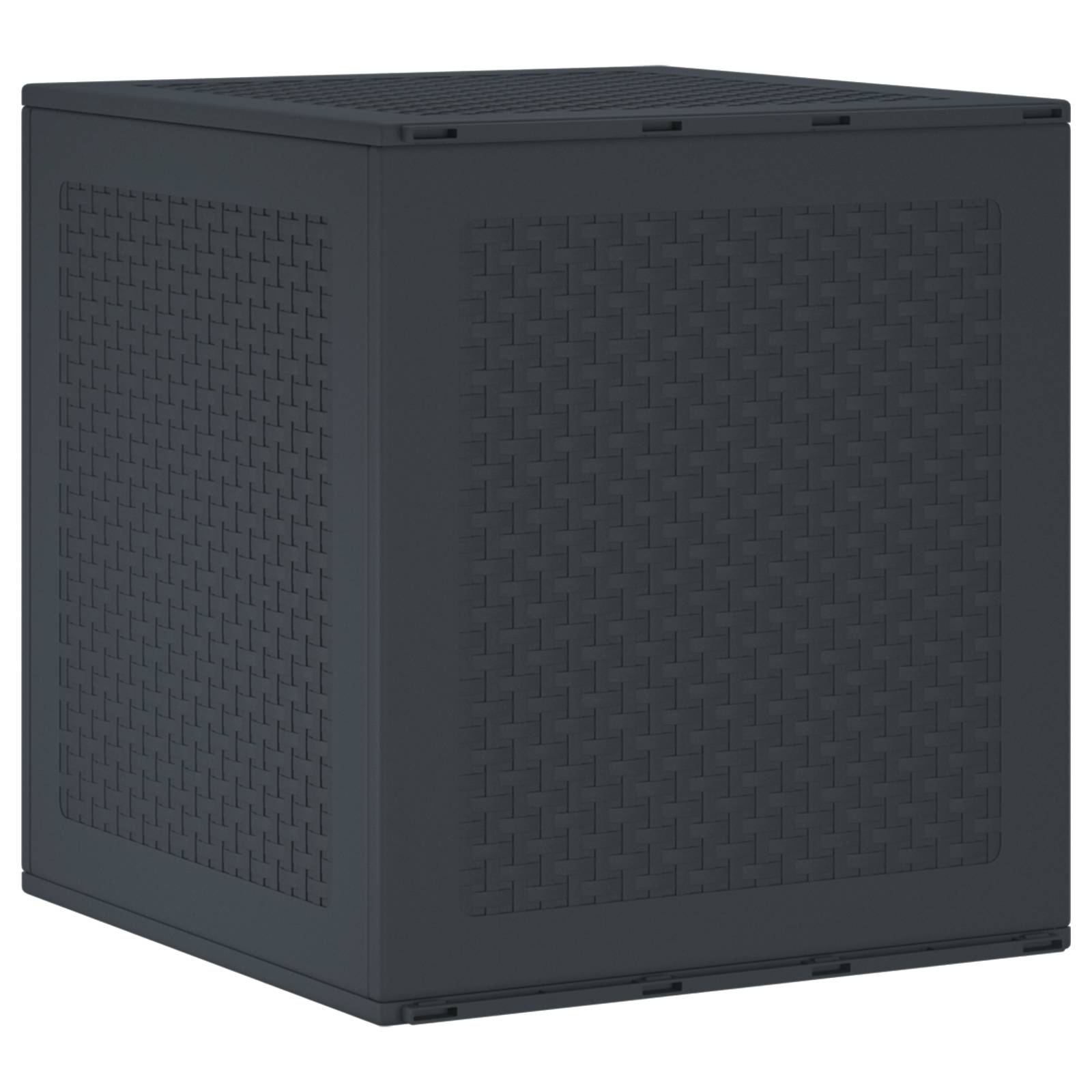 vidaXL Gartentruhe Anthrazit 55x53x57 cm PP