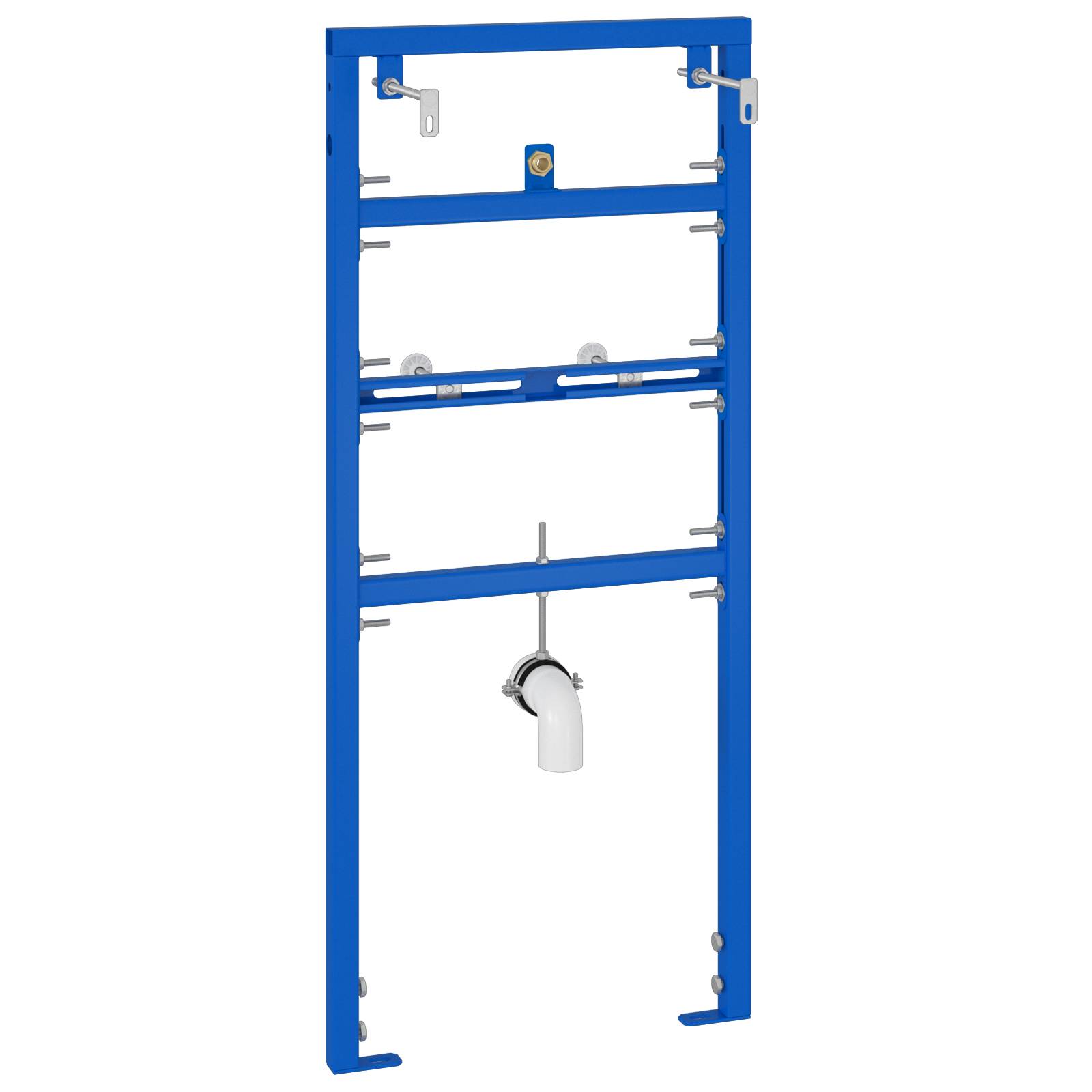 vidaXL Montagerahmen für Urinal 50x115-139 cm Stahl