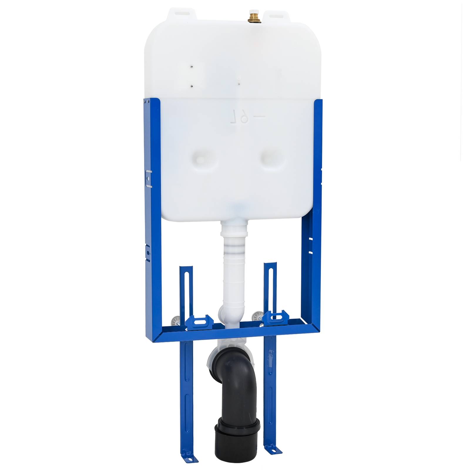 vidaXL Verdeckter Spülkasten Montagerahmen Dual Flush Stahl