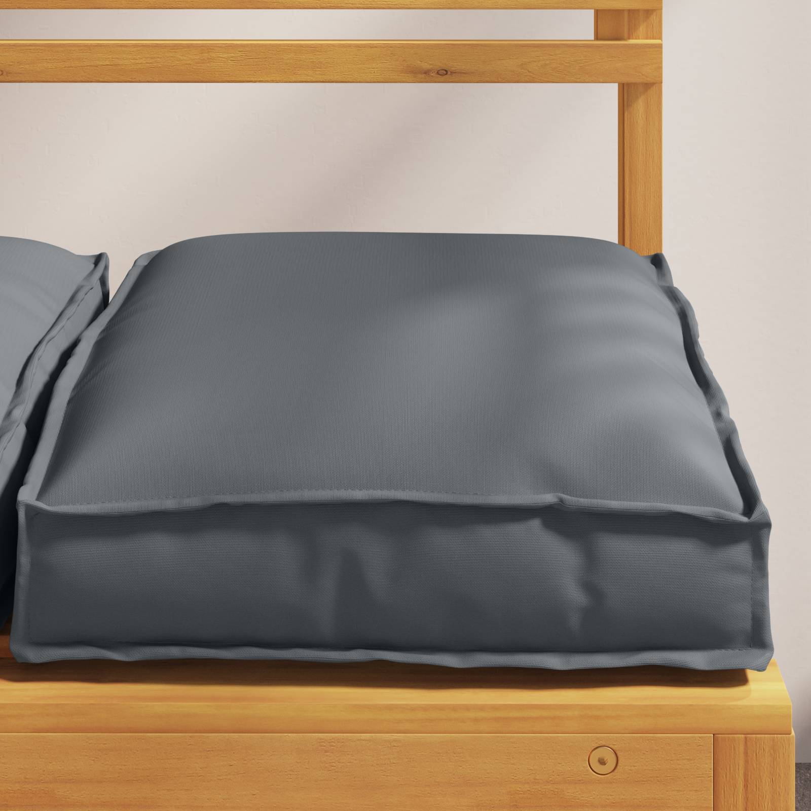 vidaXL Paletten-Sitzkissen 2 Stk. Anthrazit 40x40x8 cm Oxford-Gewebe