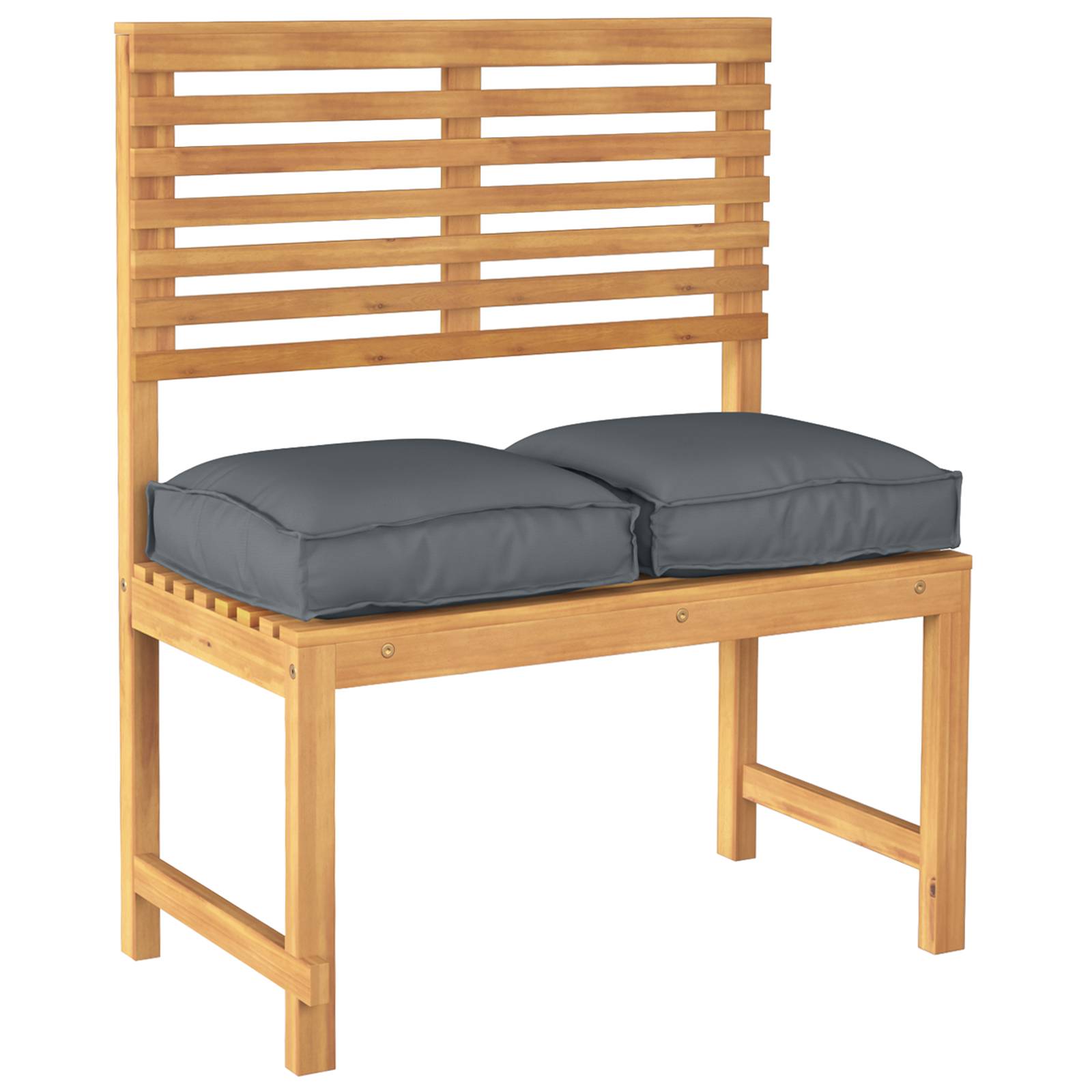 vidaXL Paletten-Sitzkissen 2 Stk. Anthrazit 40x40x8 cm Oxford-Gewebe