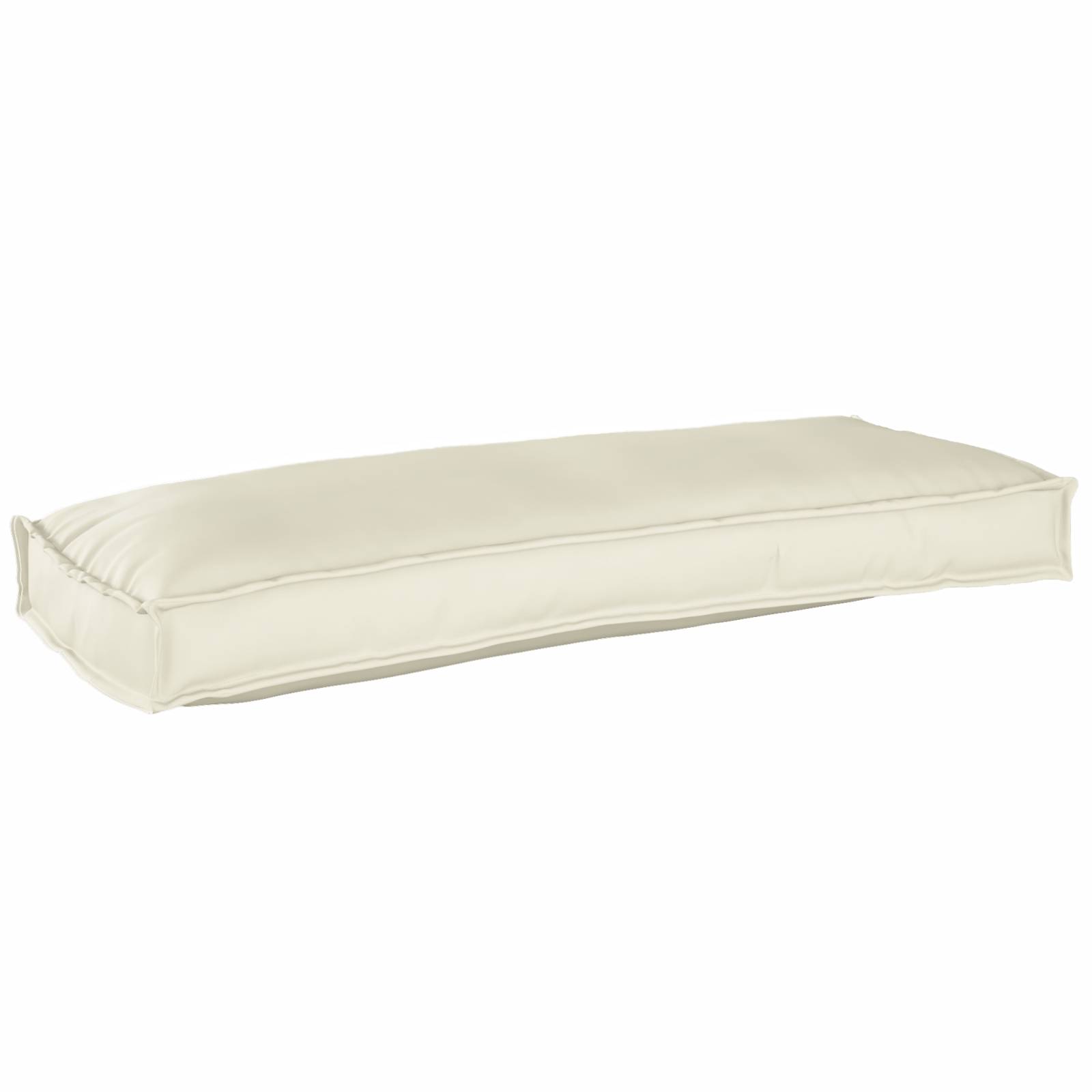 vidaXL Palettenkissen für Bank Creme 100x40x8 cm Oxford-Gewebe
