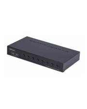 StarTech.com 8-Port DisplayPort KVM Switch w/1U Rack Mount Kit 4K 60Hz KVM-Switch 8 x ports 1 lokaler Benutzer Desktop TAA-konform