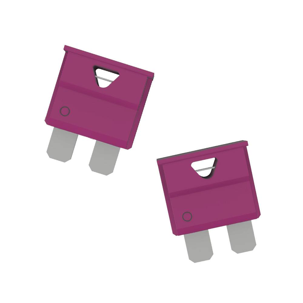 Offgridtec 1,5m 6mm² Batteriekabel M8 mit Flachsicherungshalter, 10A Sicherung und Polklemmen