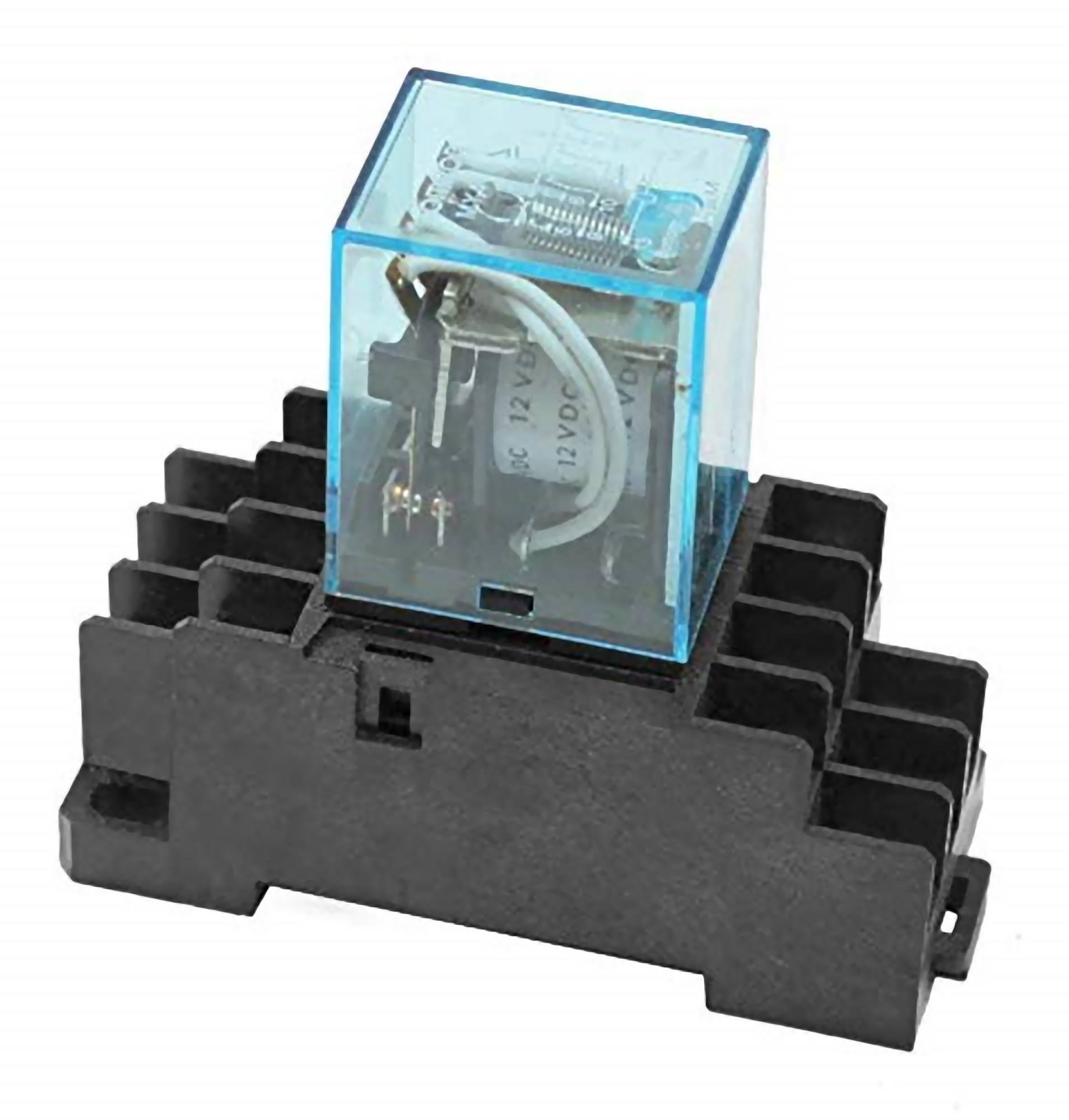 Relais 4x UM auch für Hutschiene geeignet 5A 12V 220V 230V 250V Hutschienen 12V DC