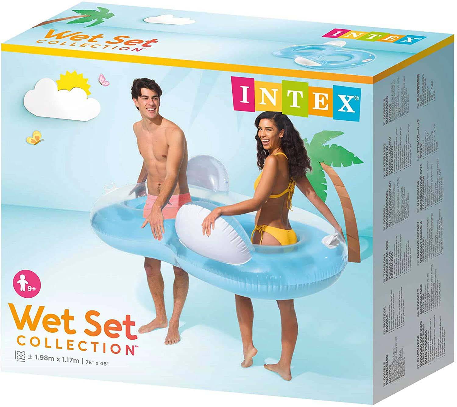 Intex 56800EU - DOUBLE PILLOW-BACK LOUNGE