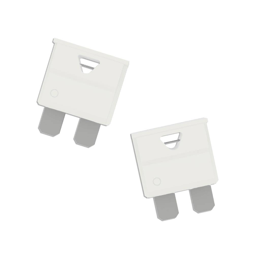 Offgridtec 1,5m 6mm² Batteriekabel M8 mit Flachsicherungshalter, 25A Sicherung und Polklemmen